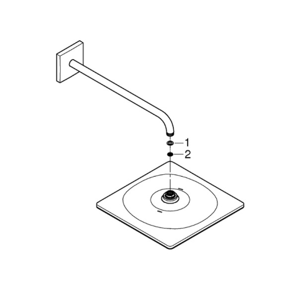 Верхний душ Grohe Rainshower 310 Mono 26563000 Хром Верхний душ Grohe Rainshower 310 Mono 26563000 Хром