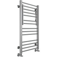 Водяной полотенцесушитель Terminus Валенсия П14 500х1000 4670078529480 с полкой Хром, нижнее подключение, G 1/2" ВР, с угловым соединением