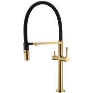 Смеситель для кухни Boheme Uno 115-MG Золото матовое