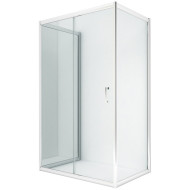Душевой уголок New Trendy New Varia Chrome 100х90 K-0511 профиль Хром стекло прозрачное Душевой уголок New Trendy New Varia Chrome 100х90 K-0511 профиль Хром стекло прозрачное