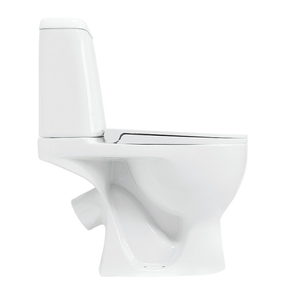 Унитаз-компакт Sanita Luxe Max SL DM WC.CC/Max/2-DM/WHT.G/S1 с бачком и сиденьем Микролифт