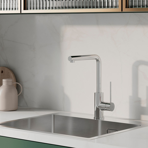 Смеситель для кухни Iddis Rule RULSBL0i05 Хром Смеситель для кухни Iddis Rule RULSBL0i05 Хром