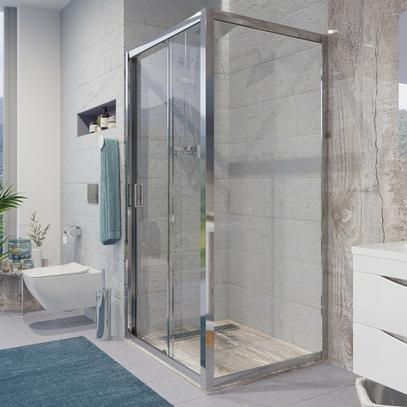 Душевая стенка Niagara Nova 80 NG-A80 профиль Хром стекло прозрачное Душевая стенка Niagara Nova 80 NG-A80 профиль Хром стекло прозрачное