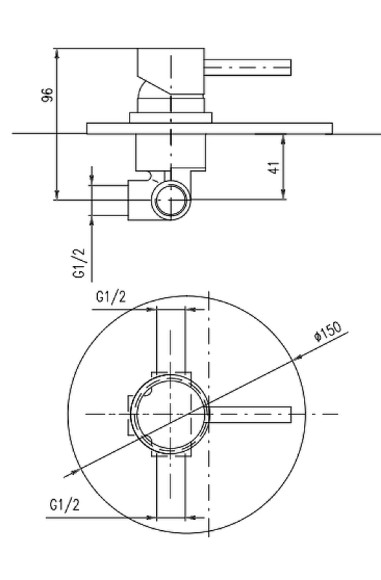 Смеситель для душа Rav Slezak Seina SE983LZ Золото