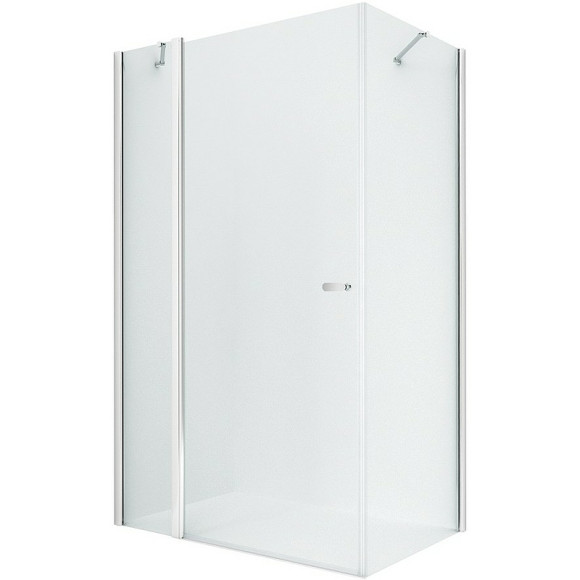 Душевой уголок New Trendy New Soleo Chrome 100х100 K-0399 профиль Хром стекло прозрачное