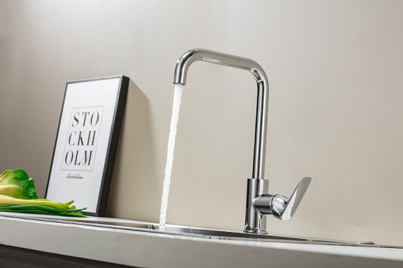 Смеситель для кухни Aquatek Вега AQ1081CR Хром Смеситель для кухни Aquatek Вега AQ1081CR Хром