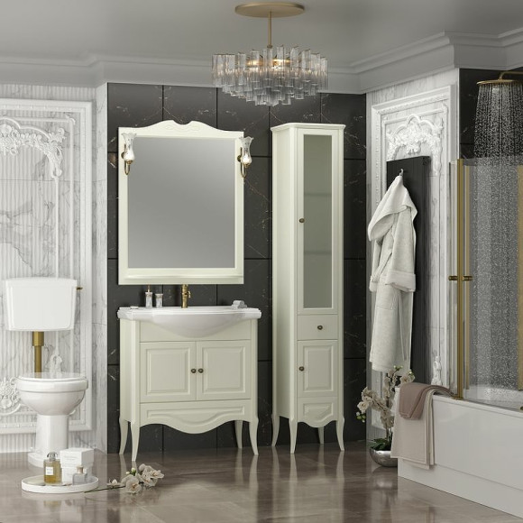 Шкаф пенал Opadiris Брунелла 38 R 00-00004352 Слоновая кость Шкаф пенал Opadiris Брунелла 38 R 00-00004352 Слоновая кость