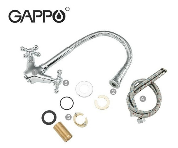 Смеситель для кухни Gappo G89 G4089 Хром Смеситель для кухни Gappo G89 G4089 Хром