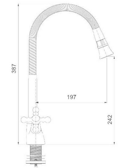 Смеситель для кухни Gappo G89 G4089 Хром Смеситель для кухни Gappo G89 G4089 Хром