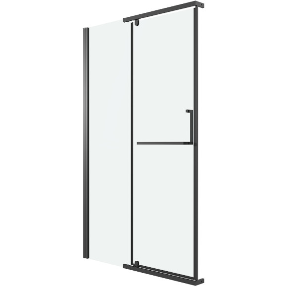 Душевая дверь Grossman Pragma 120 100.K33.03.120.21.00 профиль Черный матовый стекло прозрачное Душевая дверь Grossman Pragma 120 100.K33.03.120.21.00 профиль Черный матовый стекло прозрачное