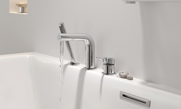 Смеситель на борт ванны Excellent Pi Arex AREX.1234CR Хром Смеситель на борт ванны Excellent Pi Arex AREX.1234CR Хром