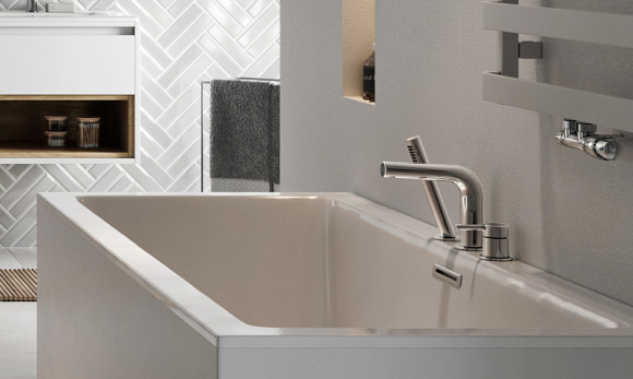 Смеситель на борт ванны Excellent Pi Arex AREX.1234CR Хром Смеситель на борт ванны Excellent Pi Arex AREX.1234CR Хром