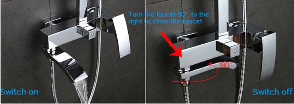 Душевая система Gappo G07 G2407 Хром