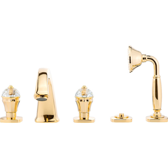 Смеситель на борт ванны Migliore Korona 27322 Золото