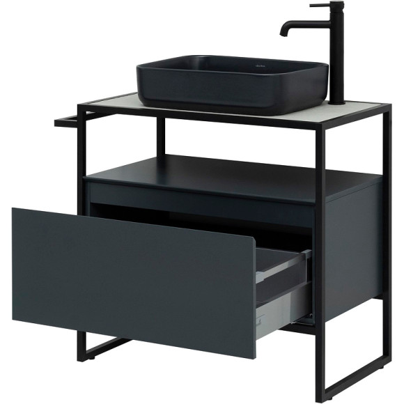 Тумба под раковину Allen Brau Priority 80 1.31002.AM Антрацит матовый Тумба под раковину Allen Brau Priority 80 1.31002.AM Антрацит матовый