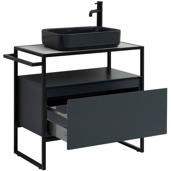 Тумба под раковину Allen Brau Priority 80 1.31002.AM Антрацит матовый Тумба под раковину Allen Brau Priority 80 1.31002.AM Антрацит матовый