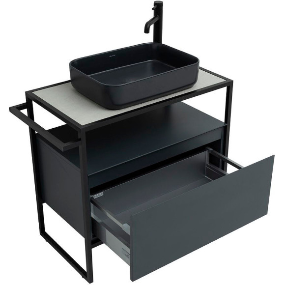 Тумба под раковину Allen Brau Priority 80 1.31002.AM Антрацит матовый Тумба под раковину Allen Brau Priority 80 1.31002.AM Антрацит матовый