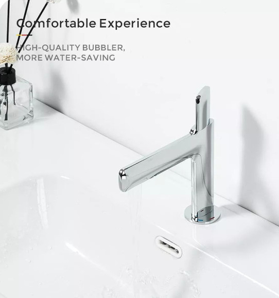 Смеситель для раковины Gappo G1052-80 Хром