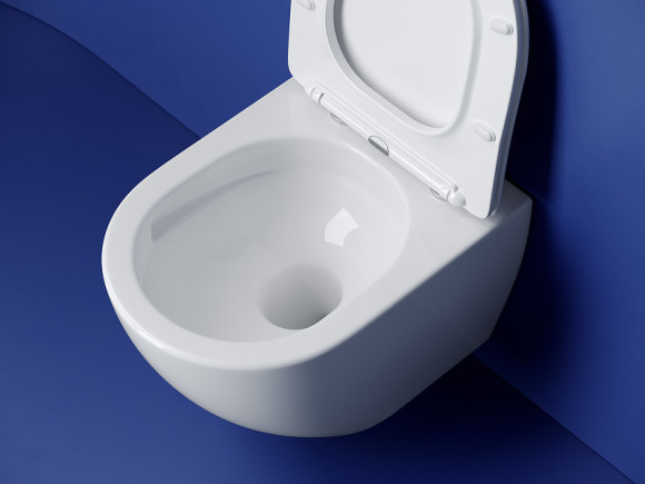 Унитаз Ceramicanova Metropol CN4002T подвесной Белый с сиденьем Микролифт