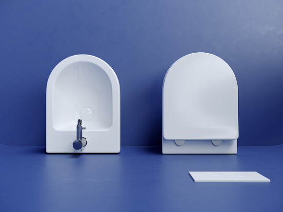 Унитаз Ceramicanova Metropol CN4002T подвесной Белый с сиденьем Микролифт