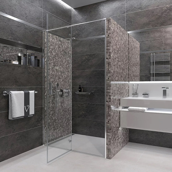 Душевая дверь Veconi Vianno VN-73 80 VN73-80-01-C4 профиль Хром стекло прозрачное Душевая дверь Veconi Vianno VN-73 80 VN73-80-01-C4 профиль Хром стекло прозрачное