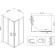 Душевой уголок Vincea City 100х90 VSS-5CT9010CL профиль Хром стекло прозрачное