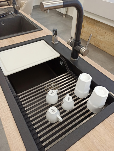 Кухонная мойка Florentina Ромия-770 20.495.E0770.307 Серый шелк Кухонная мойка Florentina Ромия-770 20.495.E0770.307 Серый шелк