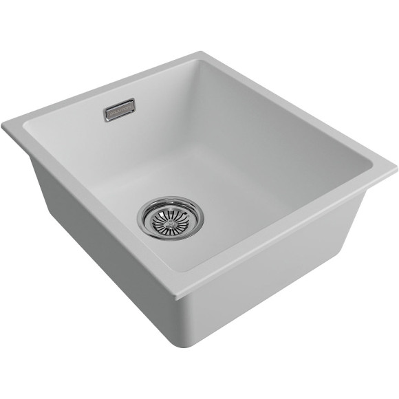 Кухонная мойка Paulmark Lumi 41 UNI LU41-WH Белая Кухонная мойка Paulmark Lumi 41 UNI LU41-WH Белая