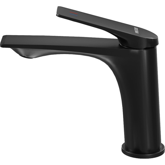 Смеситель для раковины Grossman Galaxy 510.K35.01.210 Черный матовый Смеситель для раковины Grossman Galaxy 510.K35.01.210 Черный матовый