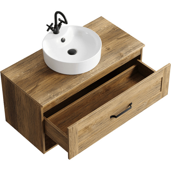 Тумба под раковину Aqwella Craft 100 CRF0110DB подвесная Дуб балтийский Тумба под раковину Aqwella Craft 100 CRF0110DB подвесная Дуб балтийский