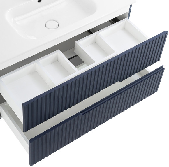 Тумба под раковину Cezares Duet 100 DUET-1000-2C-SO-GR-P подвесная Grafito