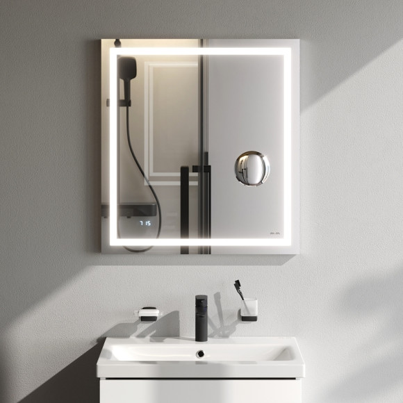 Зеркало AM.PM Gem 65 M91AMOX0653WG с подсветкой с механическим выключателем