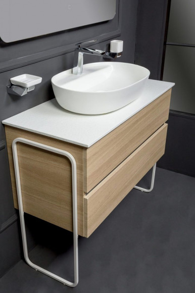 Тумба под раковину Boheme Armadi Art Vallessi 120 837-120-L подвесная Light Oak