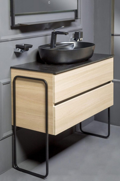 Тумба под раковину Boheme Armadi Art Vallessi 120 837-120-L подвесная Light Oak