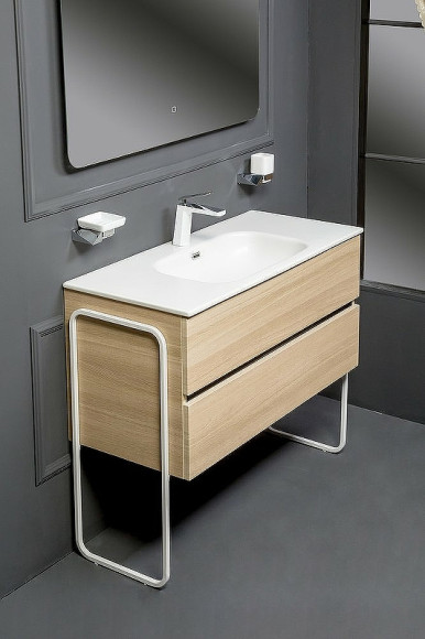 Тумба под раковину Boheme Armadi Art Vallessi 120 837-120-L подвесная Light Oak