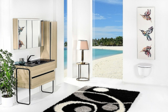 Тумба под раковину Boheme Armadi Art Vallessi 120 837-120-L подвесная Light Oak