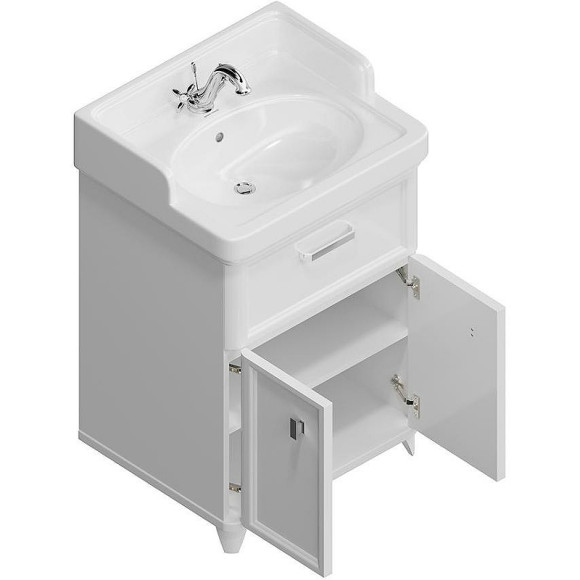 Тумба под раковину Kerama Marazzi Pompei 60 PO.N.60.1\WHT Белая глянцевая Тумба под раковину Kerama Marazzi Pompei 60 PO.N.60.1\WHT Белая глянцевая