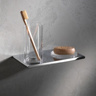 Держатель со стаканом и мыльницей Keuco Edition 400 11556 019000 Хром