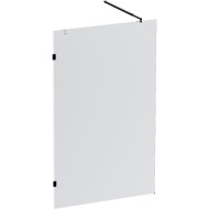 Душевая перегородка AM.PM X-Joy 120 W94WI-120-F1-BTE профиль Черный стекло прозрачное