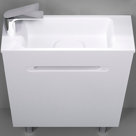 Раковина Jorno Modul 60 Mol.08.60/W/JR Белая Раковина Jorno Modul 60 Mol.08.60/W/JR Белая