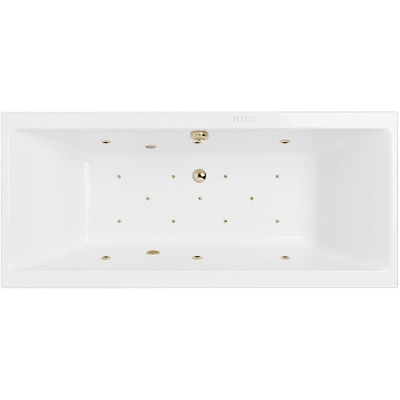 Акриловая ванна Excellent Pryzmat Slim 180x80 WAEX.PRY18S.RELAX.BR с гидромассажем