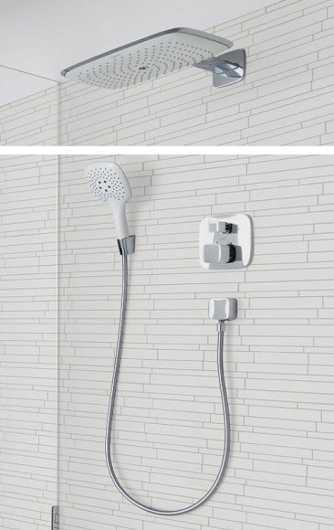 Смеситель для душа Hansgrohe PuraVida 15771000 с термостатом Хром
