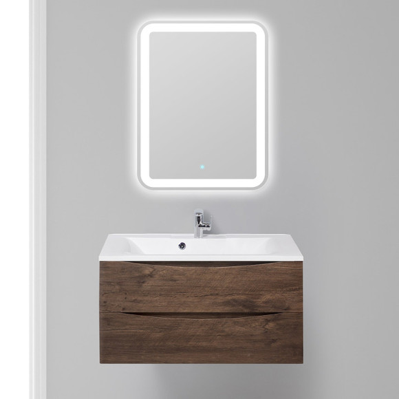 Тумба под раковину BelBagno Ancona-N 80 ANCONA-N-800-2C-SO-RW подвесная Rovere Moro Тумба под раковину BelBagno Ancona-N 80 ANCONA-N-800-2C-SO-RW подвесная Rovere Moro