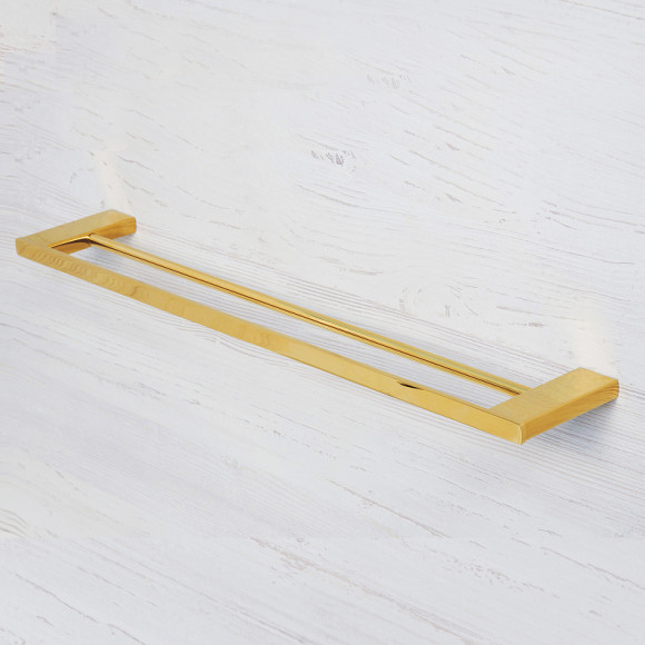 Полотенцедержатель WasserKRAFT Sauer K-7940 двойной Золото Полотенцедержатель WasserKRAFT Sauer K-7940 двойной Золото