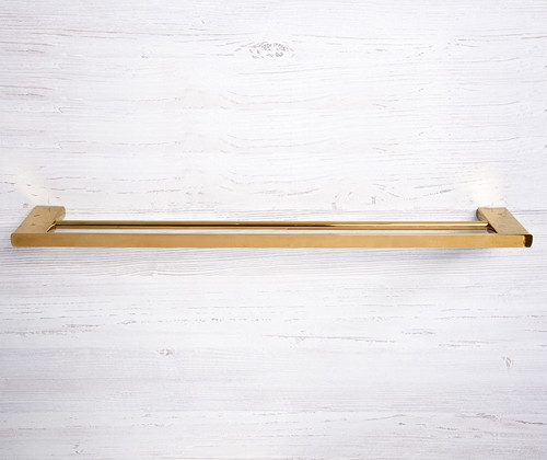 Полотенцедержатель WasserKRAFT Sauer K-7940 двойной Золото Полотенцедержатель WasserKRAFT Sauer K-7940 двойной Золото