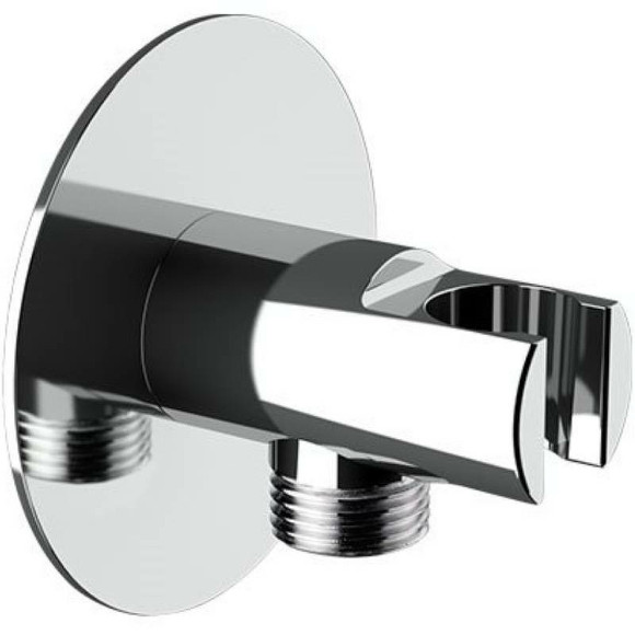 Шланговое подключение Remer 337X с держателем ручного душа Хром