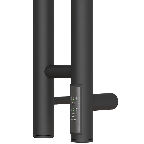 Электрический полотенцесушитель Point Деметра PN12812B П3 80x1200 диммер справа Черный Электрический полотенцесушитель Point Деметра PN12812B П3 80x1200 диммер справа Черный