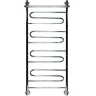 Водяной полотенцесушитель Ника Curve ЛZ/ВП 100x50 с полкой Хром