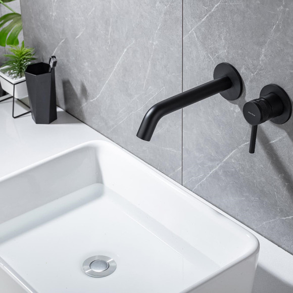 Смеситель для раковины Allen Brau Priority 5.31030-31 Черный матовый Смеситель для раковины Allen Brau Priority 5.31030-31 Черный матовый