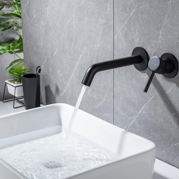 Смеситель для раковины Allen Brau Priority 5.31030-31 Черный матовый Смеситель для раковины Allen Brau Priority 5.31030-31 Черный матовый